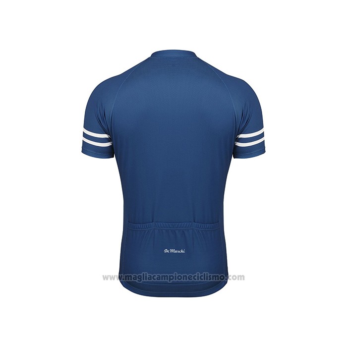 2021 Abbigliamento Ciclismo De Marchi Spento Blu Manica Corta e Salopette